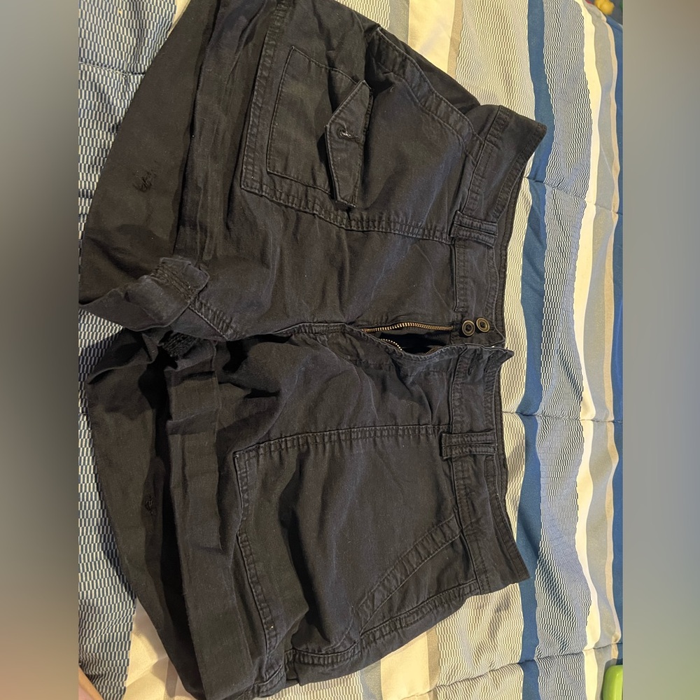 Black womens shorts